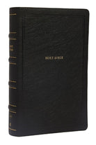 Cover image for Nkjv, Reference Bible, Personal Size Large Print, Leathersoft, Black, Red Letter Edition, Comfort Print, isbn: 9780785233619