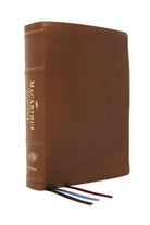 Cover image for The Esv, MacArthur Study Bible, 2nd Edition, Premium Goatskin Leather, Brown, Premier Collection, isbn: 9780785235668
