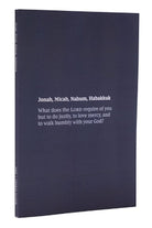 Cover image for NKJV Bible Journal - Jonah, Micah, Nahum, Habakkuk, isbn: 9780785236054