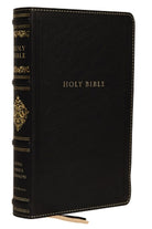 Cover image for Kjv, Sovereign Collection Bible, Personal Size, Genuine Leather, Black, Red Letter Edition, Comfort Print, isbn: 9780785239277