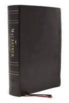 Cover image for Nkjv, MacArthur Study Bible, Black Genuine Leather, Thumb-Indexed, Comfort Print, isbn: 9780785241805