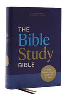 Cover image for Nkjv, the Bible Study Bible, Hardcover, Comfort Print, isbn: 9780785253235