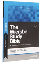 Cover image for By the Book Series: Wiersbe, Genesis, Paperback, Comfort Print, isbn: 9780785255628