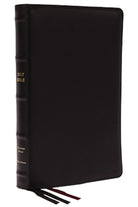 Cover image for KJV Holy Bible: Large Print Thinline, Black Goatskin Leather, Premier Collection, Red Letter, Comfort Print (Thumb Indexed): King James Version, isbn: 9780785257783