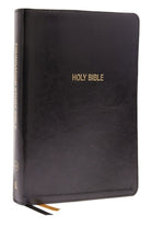 Cover image for Kjv, Foundation Study Bible, Large Print, Leathersoft, Black, Red Letter, Comfort Print, isbn: 9780785260196