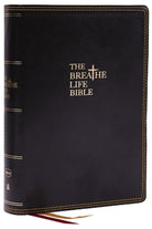 Cover image for The Breathe Life Holy Bible: Faith in Action (Nkjv, Black Leathersoft, Red Letter, Comfort Print), isbn: 9780785263357