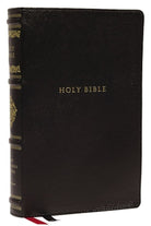 Cover image for Nkjv, Personal Size Reference Bible, Sovereign Collection, Genuine Leather, Black, Red Letter, Thumb Indexed, Comfort Print, isbn: 9780785265450