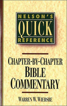 Cover image for Nelson's Quick Reference Chapter-By-Chapter Bible Commentary, isbn: 9780785282358