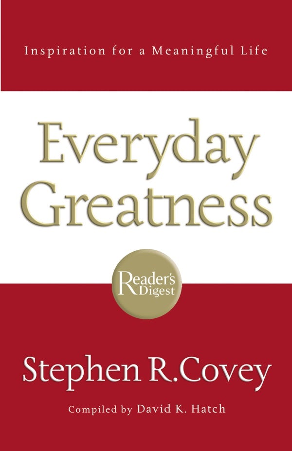 Cover image for Everyday Greatness, isbn: 9780785289593