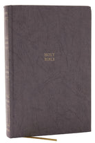 Cover image for KJV Holy Bible: Paragraph-Style Large Print Thinline with 43,000 Cross References, Gray Hardcover, Red Letter, Comfort Print: King James Version, isbn: 9780785290308