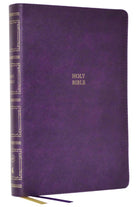 Cover image for KJV Holy Bible: Paragraph-Style Large Print Thinline with 43,000 Cross References, Purple Leathersoft, Red Letter, Comfort Print: King James Version, isbn: 9780785290339