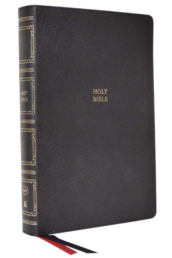 Cover image for KJV Holy Bible: Paragraph-Style Large Print Thinline with 43,000 Cross References, Black Genuine Leather, Red Letter, Comfort Print: King James Version, isbn: 9780785290353