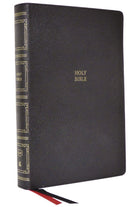 Cover image for KJV Holy Bible: Paragraph-Style Large Print Thinline with 43,000 Cross References, Black Genuine Leather, Red Letter, Comfort Print (Thumb Indexed): King James Version, isbn: 9780785290360