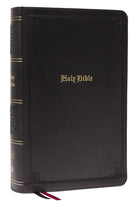 Cover image for KJV Holy Bible: Large Print Single-Column with 43,000 End-Of-Verse Cross References, Black Leathersoft, Personal Size, Red Letter, Comfort Print: King James Version, isbn: 9780785291039