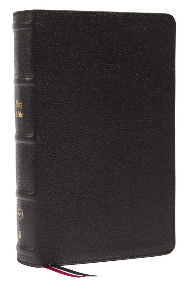 Cover image for KJV Holy Bible: Large Print Single-Column with 43,000 End-Of-Verse Cross References, Black Genuine Leather, Personal Size, Red Letter, Comfort Print: King James Version, isbn: 9780785291138