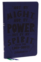 Cover image for KJV Holy Bible: Thinline Youth Edition, Blue Leathersoft, Red Letter, Comfort Print: King James Version (Verse Art Cover Collection), isbn: 9780785292890