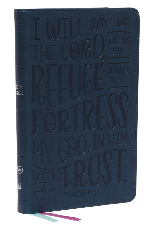 Cover image for KJV Holy Bible: Thinline Youth Edition, Teal Leathersoft, Red Letter, Comfort Print: King James Version (Verse Art Cover Collection), isbn: 9780785292906