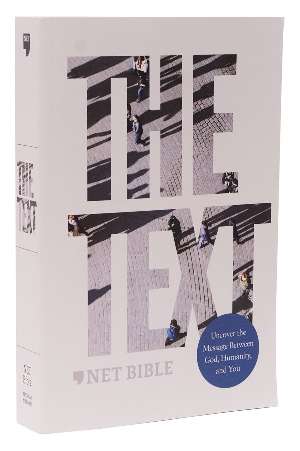 Cover image for The Text Bible: Uncover the Message Between God, Humanity, and You (Net, Paperback, Comfort Print), isbn: 9780785293484