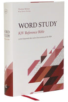 Cover image for Kjv, Word Study Reference Bible, Hardcover, Red Letter, Comfort Print, isbn: 9780785294894