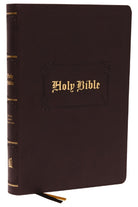 Cover image for KJV Holy Bible: Large Print with 53,000 Center-Column Cross References, Brown Leathersoft, Red Letter, Comfort Print: King James Version, isbn: 9780785296300
