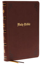 Cover image for KJV Holy Bible: Large Print with 53,000 Center-Column Cross References, Brown Bonded Leather, Red Letter, Comfort Print (Thumb Indexed): King James Version, isbn: 9780785296331
