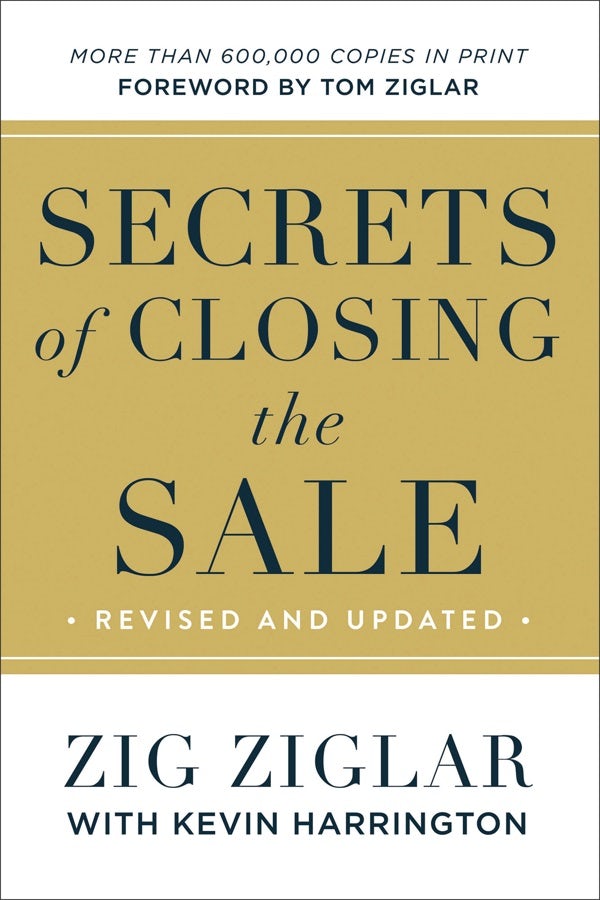 Cover image for Secrets of Closing the Sale, isbn: 9780800737900