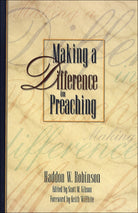 Cover image for Making a Difference in Preaching, isbn: 9780801091476