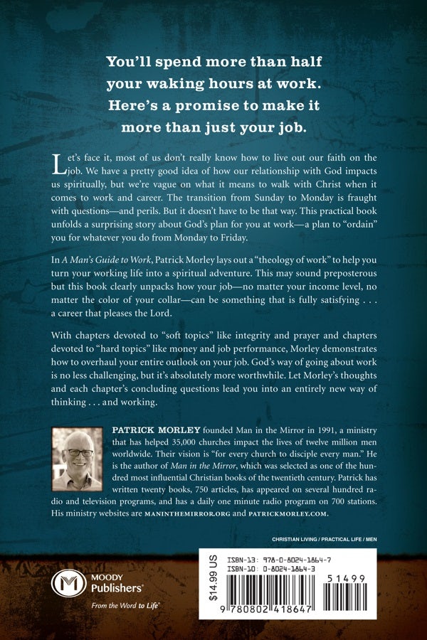 Cover image for A Man's Guide to Work, isbn: 9780802418647