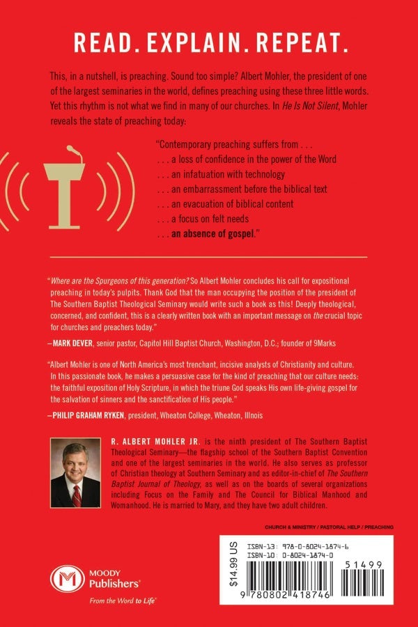 Cover image for He Is Not Silent, isbn: 9780802418746