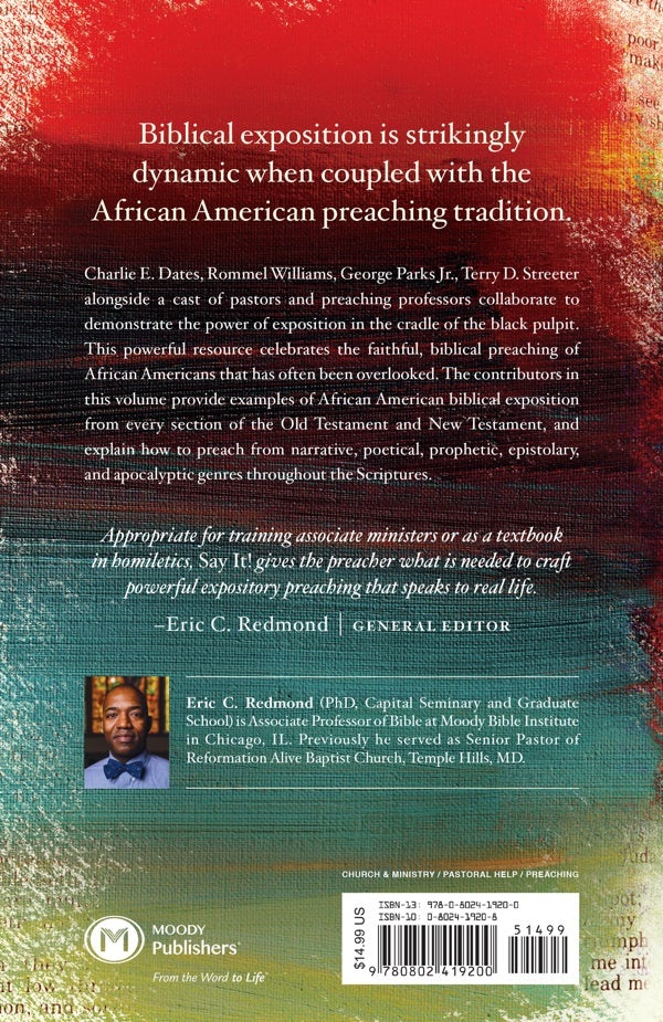 Cover image for Say It!, isbn: 9780802419200