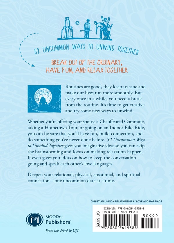 Cover image for 52 Uncommon Ways to Unwind Together, isbn: 9780802419385