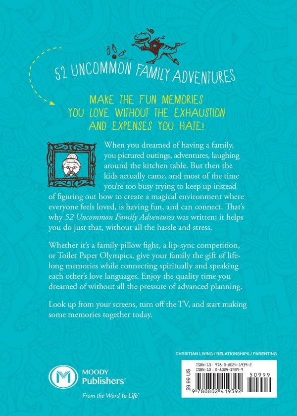 Cover image for 52 Uncommon Family Adventures, isbn: 9780802419392