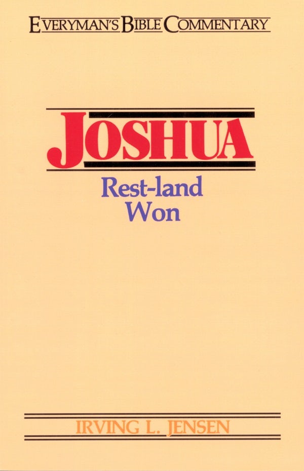 Cover image for Joshua- Everyman's Bible Commentary, isbn: 9780802420060