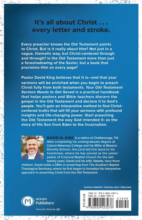Cover image for Your Old Testament Sermon Needs to Get Saved, isbn: 9780802423276