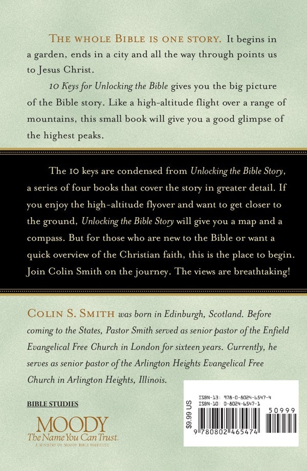Cover image for 10 Keys for Unlocking the Bible, isbn: 9780802423672