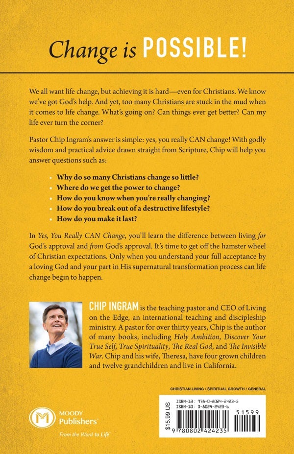 Cover image for Yes! You Really Can Change, isbn: 9780802424235