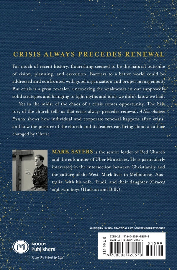 Cover image for A Non-Anxious Presence, isbn: 9780802428578