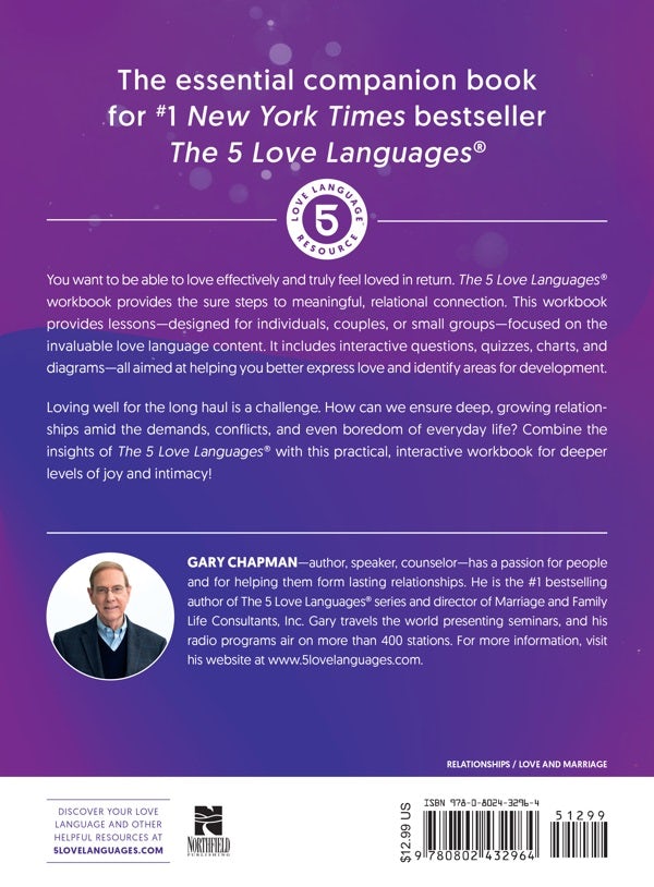 Cover image for The 5 Love Languages Workbook, isbn: 9780802432964