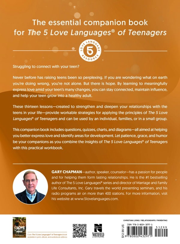 Cover image for The 5 Love Languages of Teenagers Workbook, isbn: 9780802432971