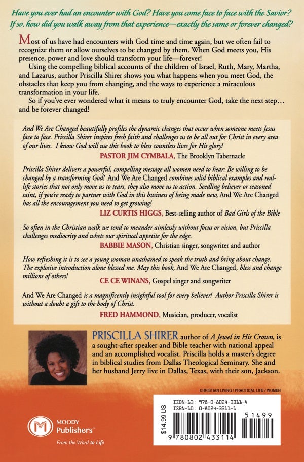 Cover image for And We Are Changed, isbn: 9780802433114