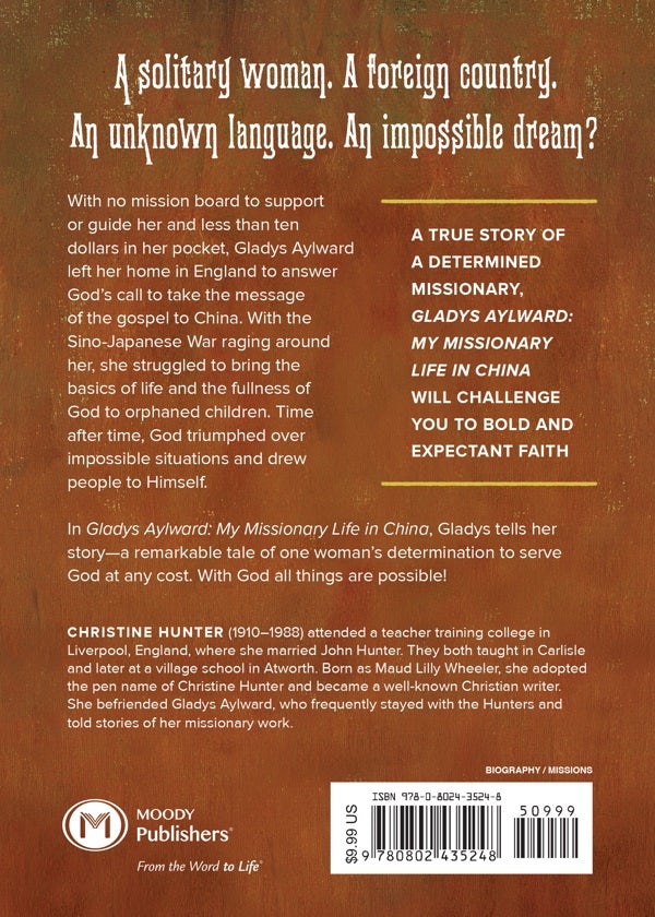 Cover image for Gladys Aylward, isbn: 9780802435248