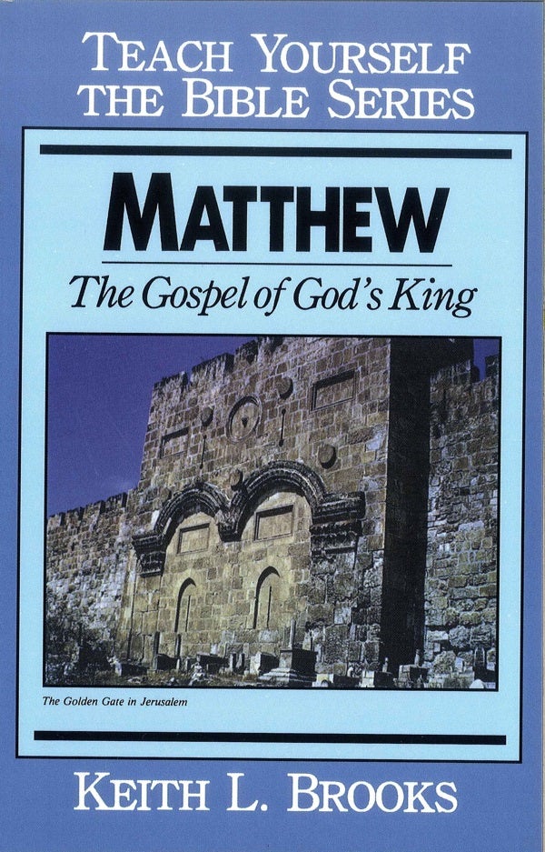 Cover image for Matthew- Teach Yourself the Bible Series, isbn: 9780802452122