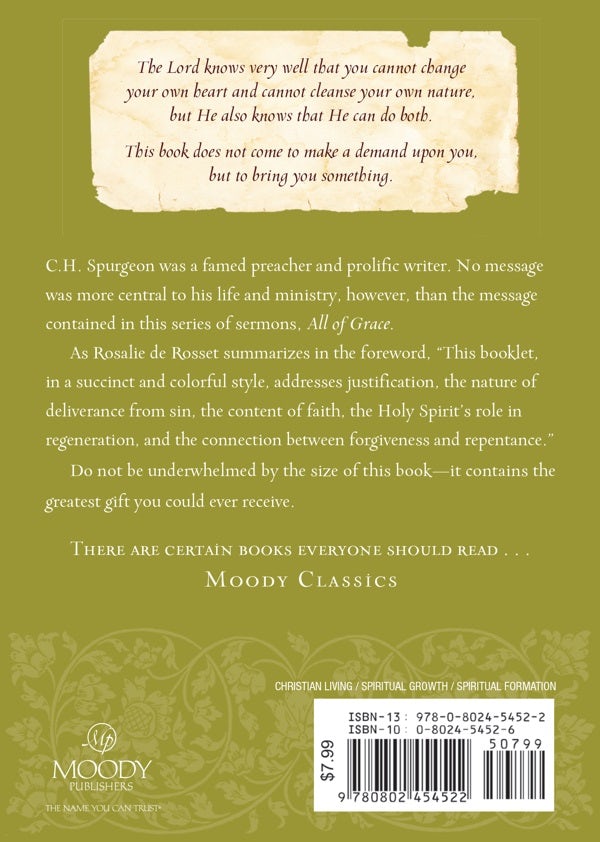 Cover image for All of Grace, isbn: 9780802454522