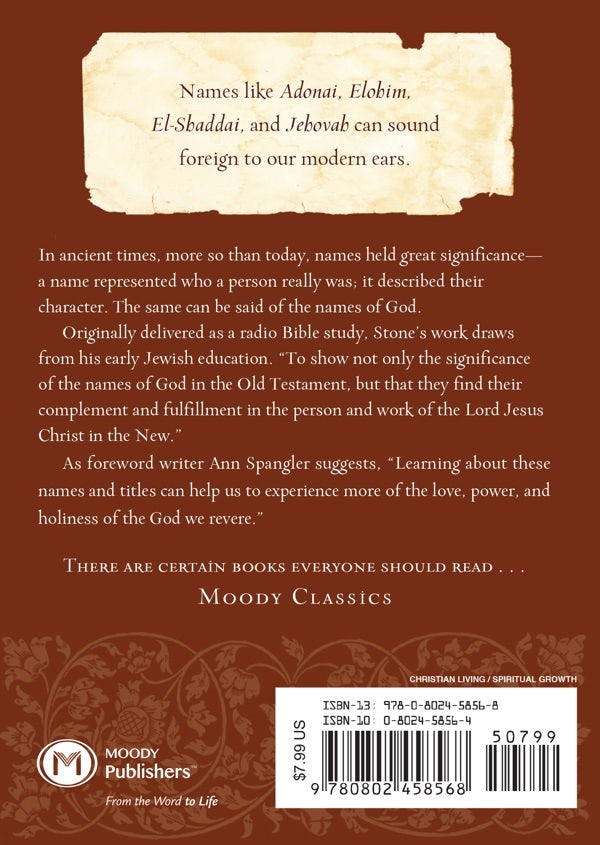 Cover image for Names of God, isbn: 9780802458568