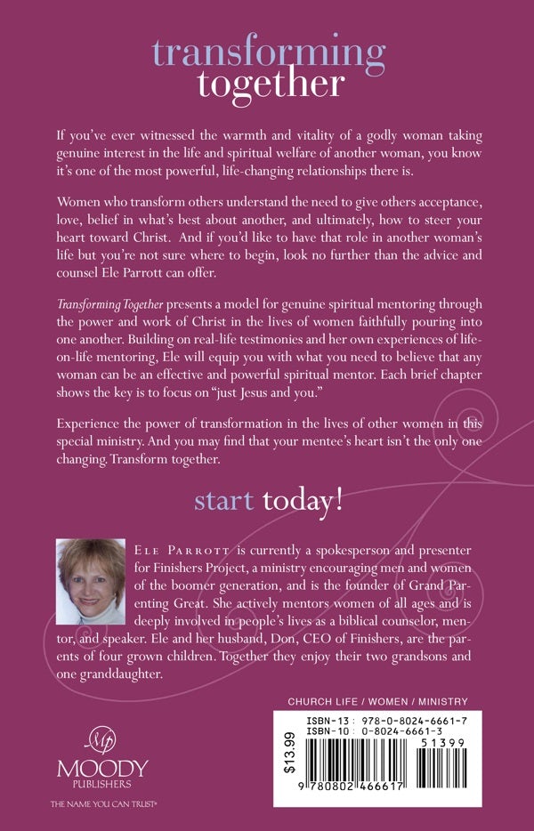 Cover image for Transforming Together, isbn: 9780802466617