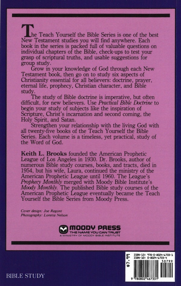 Cover image for Practical Bible Doctrine- Teach Yourself the Bible Series, isbn: 9780802467331