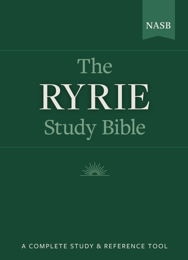 Cover image for Ryrie Study Bible-NASB, isbn: 9780802484697