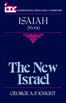 Cover image for The New Israel, isbn: 9780802800213