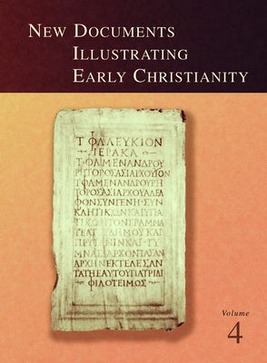 Cover image for New Documents Illustrating Early Christianity, 4, isbn: 9780802845146