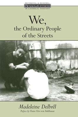 Cover image for We, the Ordinary People of the Streets, isbn: 9780802846969